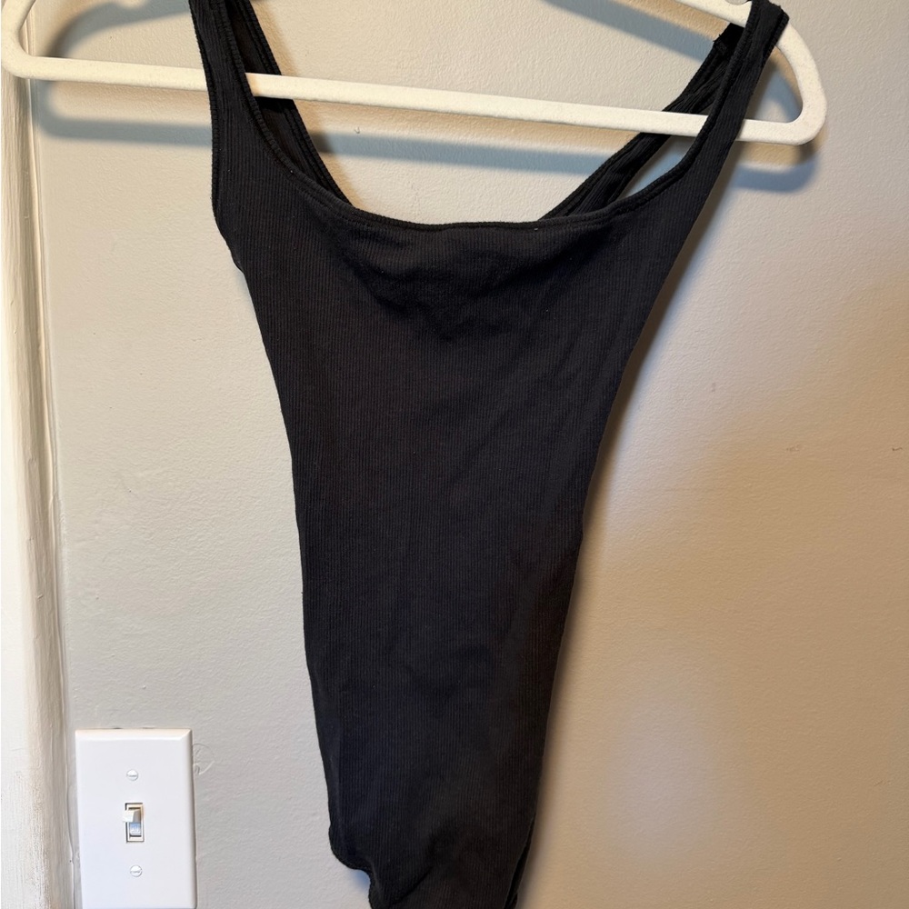 SKIMS Cotton Ribbed Bodysuit XXS